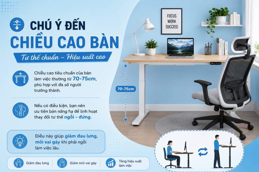 bàn làm việc hiện đại