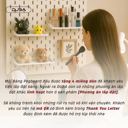 pegboard gỗ