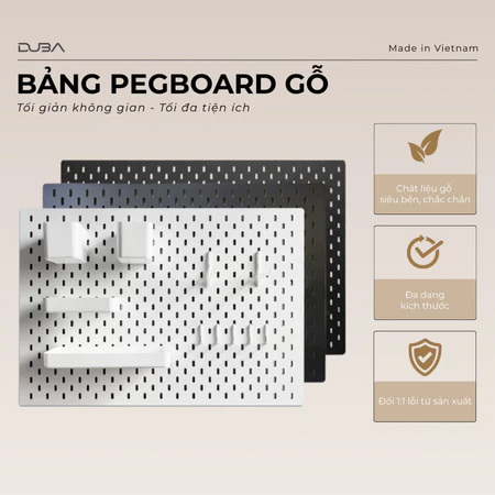 pegboard gỗ