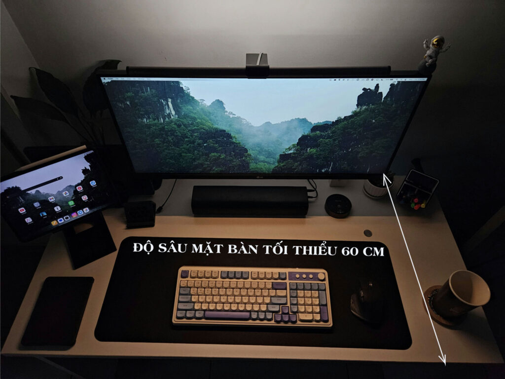 kích thước bàn làm việc 