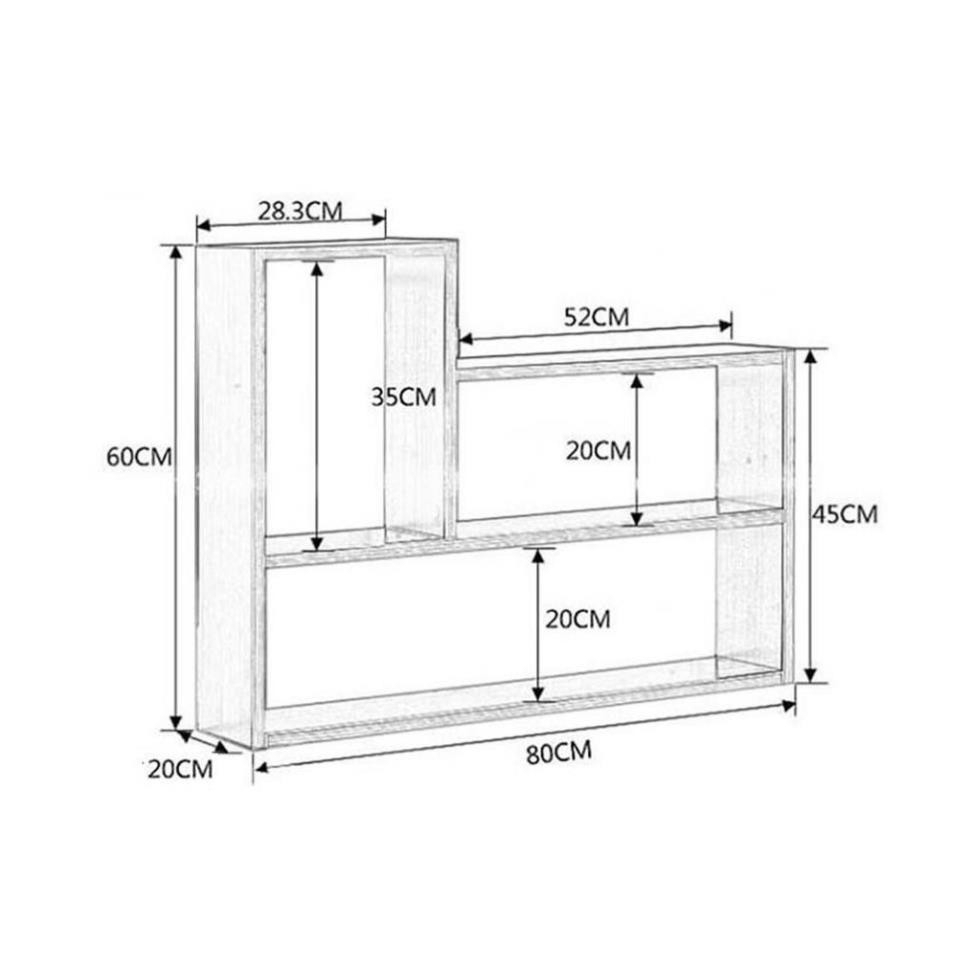 giá sách treo tường