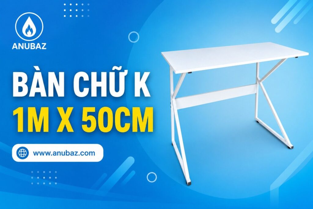 bàn chữ k 1m